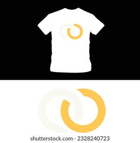 abstract logo t-shirt design editable template