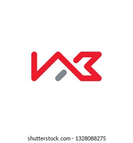 Abstract Logo V X 3 Letter Design Idea
