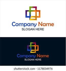 abstract logo and vector