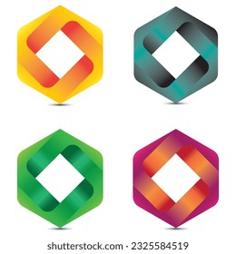 Abstract Logo Vector Design color 