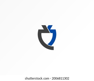 Abstract logo vector design for company design concept