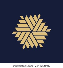 abstract logo vector design for company icon mirror