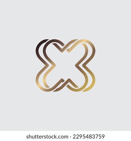 abstract logo, vector logo design, luxury logo, simple and minimalism concept, template logo.