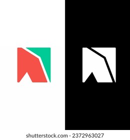 abstract logo vector design with a modern and minimalist style that you can use for an identity logo or for design purposes