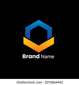 diseño vectorial de logotipo abstracto para empresa residencial