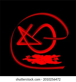 
abstract logo vector design stock photo
