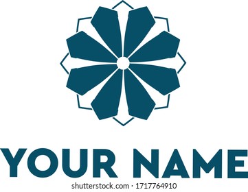Diseño vectorial de logotipo abstracto que puede utilizar para su empresa