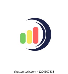 abstract logo vector, economy logo vector template icon eps 10