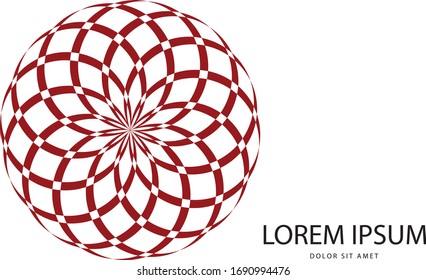 Abstract logo in vector format. Can be used in branding or different graphic design layouts