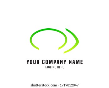 Abstract Logo Vector Gradient Arrow