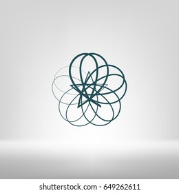 Abstract logo vector icon design element