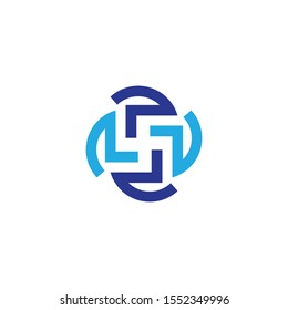Abstract  logo vector icon illustration design