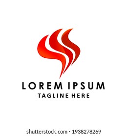  Resumen Ilustración del icono del vector del logotipo.