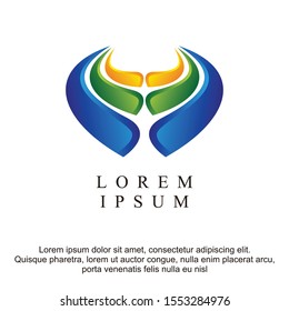 Abstract Logo Vector Illustration concept, icon or symbol template