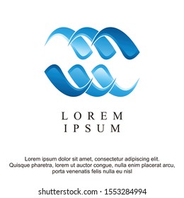 Abstract Logo Vector Illustration concept, icon or symbol template