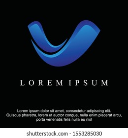 Abstract Logo Vector Illustration concept, icon or symbol template