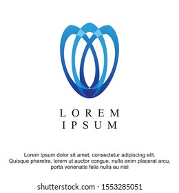 Abstract Logo Vector Illustration concept, icon or symbol template