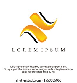 Abstract Logo Vector Illustration concept, icon or symbol template