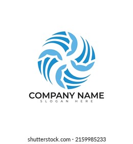 Abstract logo vector illustration design