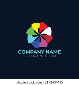 Abstract logo vector illustration design