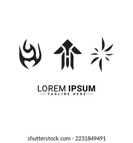 Resumen de diseño de ilustraciones vectoriales de logotipo 