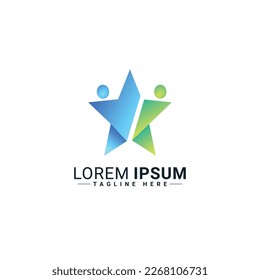 Resumen de diseño de ilustraciones vectoriales de logotipo 