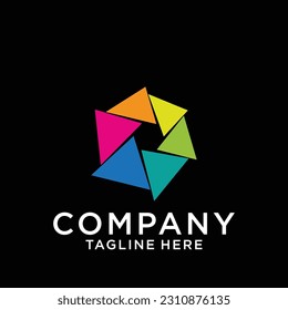Abstract logo vector illustration design 