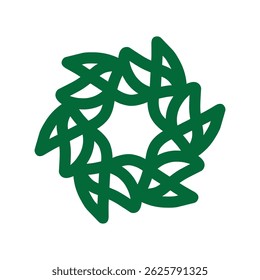 Diseño de Ilustración vectorial de logotipo abstracto simple