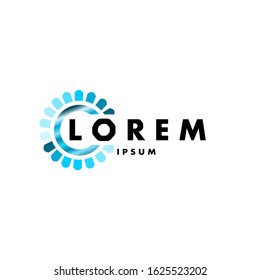 abstract logo, vector illustration on a white background.


