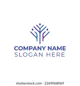 Abstraktes Logo, Vektorgrafik-Vorlage