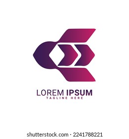Abstract logo vector Illustrator design