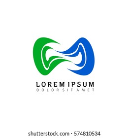 Abstract Logo Vector. Infinity swirl logo.
