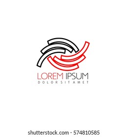 Abstract Logo Vector. Infinity swirl logo.