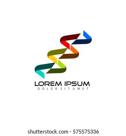 Abstract Logo Vector. Infinity swirl logo.