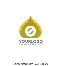 Abstract logo vector. Letter 0