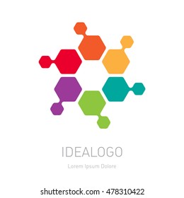 Abstract Logo. Vector logotype, design element or icon.