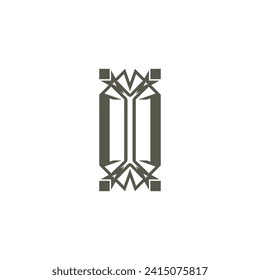 Diseño de lujo vectorial de logotipo abstracto