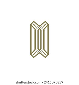 Abstract logo vector luxury design