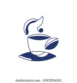 Abstract Logo Vector Music Icons And Coffee Cups