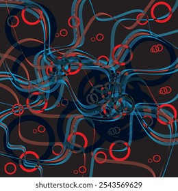 Abstrakter Logo-Vektor Ein dunkler Regenbogen-Hintergrund