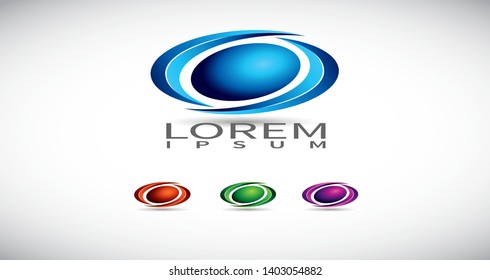Abstract logo vector sign. Logo for business, technology, corporation and etc