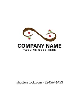abstract logo vector. tree eco friendly design vector