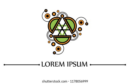 abstract logo vectors