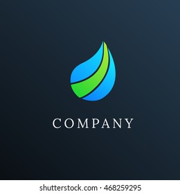 Abstract logo waterdrop