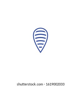 abstract logo, wifi logo, location logo. For your logo needs