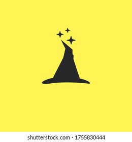 Abstract Logo wizard Hat Magic Logo Concept