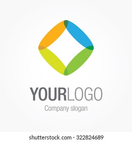 Abstract logo for your business. Colorful vector logo.