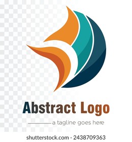 Abstract logo for your Business vector design template on transparent background