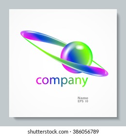 Abstract logo for your company. Element Design Template. Creative Symbol. To design postcards, brochures, banners, logos, creative projects. Vector illustration. EPS 10