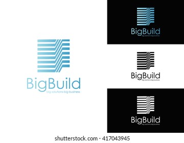 Abstract Logo,Build Logo.Real Estate Company Logo. Modern Building Logo Template,